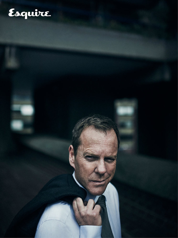 Kiefer Sutherland in Esquire's July 2014 issue