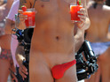 The TOWIE cast - including Bobby himself - talk the unusual trunks from Marbs.