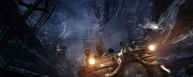 Concept rendering of The Wizarding World of Harry Potter - Harry Potter and the Escape from Gringotts