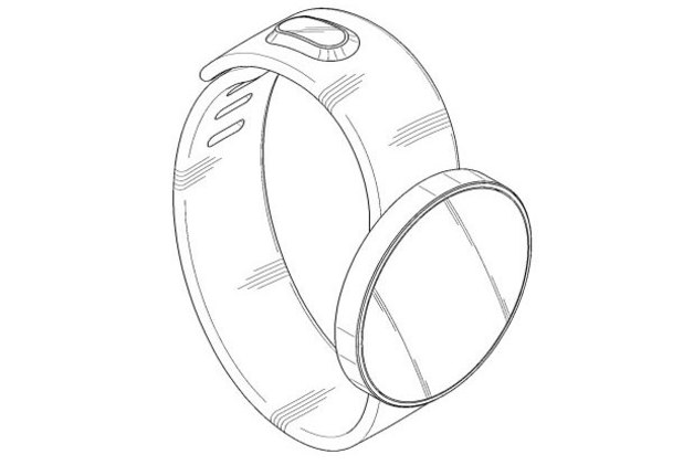 Patent illustration of Samsung smartwatch