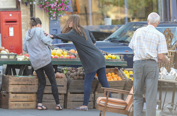 Actors seen of set for the filming of JK Rowling's 'The Casual Vacancy' - Part 3
Keeley Forsyth, Abigail Lawrie