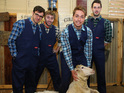 See the stars shear sheep and pose awkwardly with livestock during annual event.