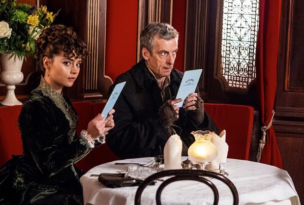 Peter Capaldi Jenna Coleman in Doctor Who