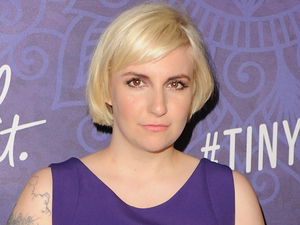 Lena Dunham arrives at Variety And Women In Film Annual Pre-Emmy Celebration at Gracias Madre
