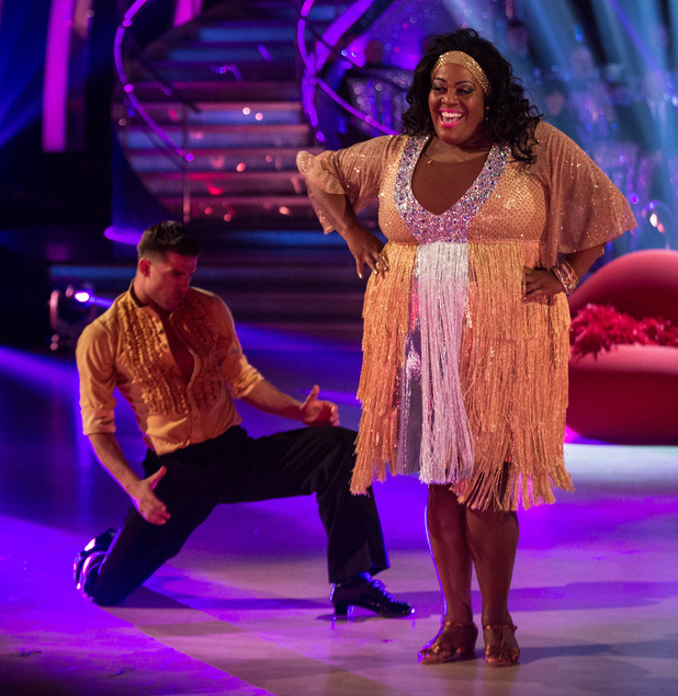 Alison Hammond and Aljaz Skorjanec