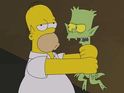 The video sees Homer fail to recognise Bart amongst a litter of goblins.