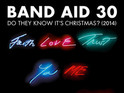 The fourth version of the charity single will debut during The X Factor on Sunday.