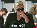 The TOWIE star leaves Australia on the same day as quitting the jungle.