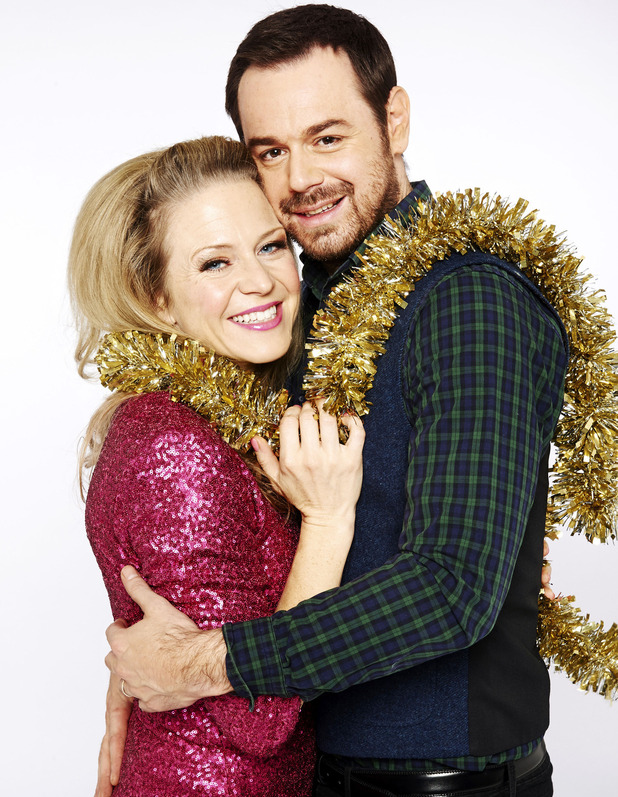 Kellie Bright and Danny Dyer as Linda and Mick Carter in EastEnders