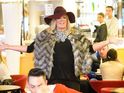 The reality TV star makes a surprise appearance during the show's booze cruise.