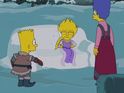 Springfield is transformed into a winter wonderland in the show's latest intro.