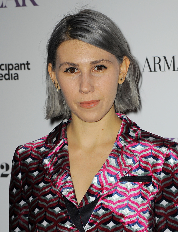 Girls star Zosia Mamet debuts grey hair at New York premiere - Showbiz