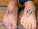See Ricky and Mario's ridiculously daft tattoos as they film the TOWIE Christmas special.