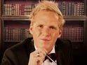 The star channels his inner 007 to persuade schools to fundraise for charity.