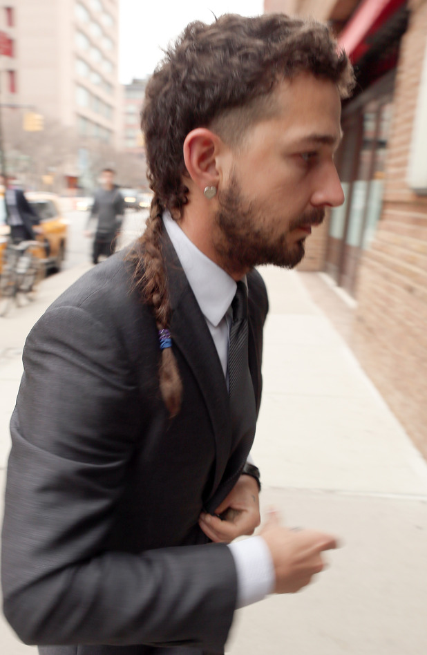 shia labeouf attempting a rat tail revival with strong new shia labeouf attempting a rat tail revival with strong new