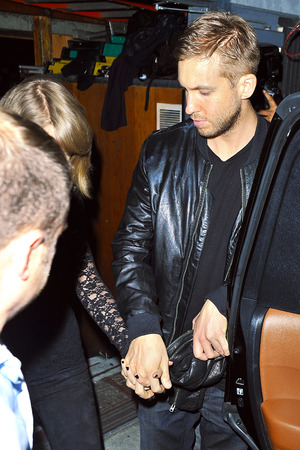 Taylor Swift & Calvin Harris seen leaving a concert together in Los Angeles