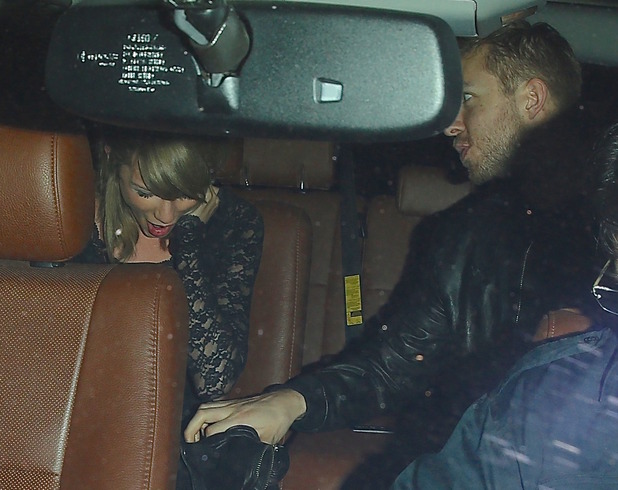 Taylor Swift & Calvin Harris seen leaving a concert together in Los Angeles