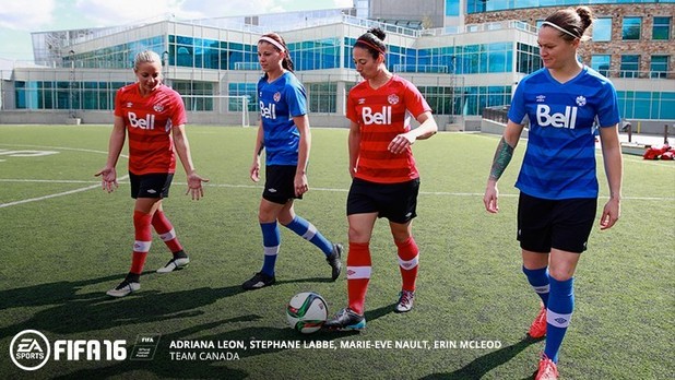 FIFA 16 women's teams