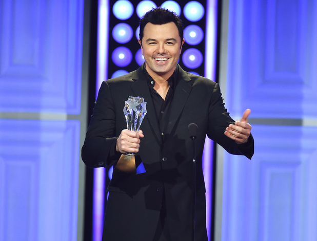 Seth MacFarlane accepts the Genius Award at Critics' Choice Television Awards