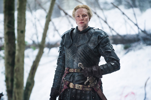 Gwendoline Christie as Brienne Tarth in Game of Thrones S05E10