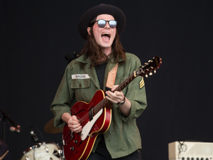James Bay performs at Glastonbury Festival 2015