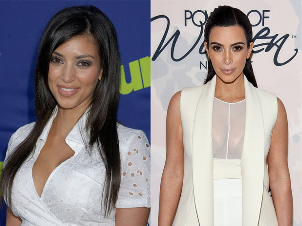 Celebrity transformations: Kim Kardashian