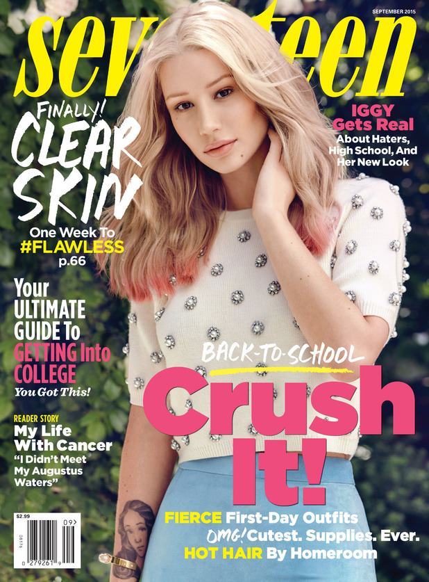 Iggy Azalea in Seventeen's September '15 issue