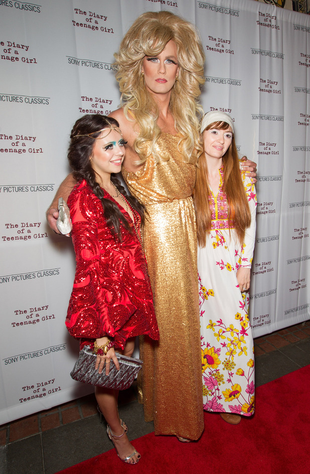 Bel Powley, Alexander Skarsgard & Marielle Heller at the premiere of The Diary of a Teenage Girl