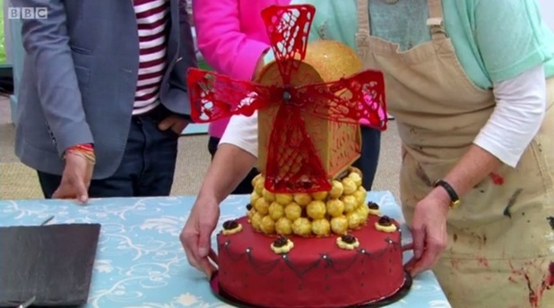 Nancy's windmill on The Great British Bake Off