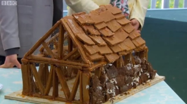 James's gingerbread on The Great British Bake Off