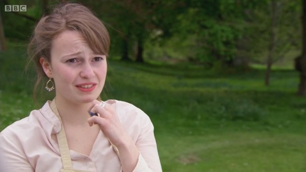 Flora on The Great British Bake Off