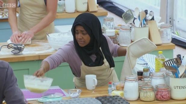 Nadiya Hussain on The Great British Bake Off