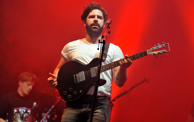 Foals perform on stage at Reading Festival 2015