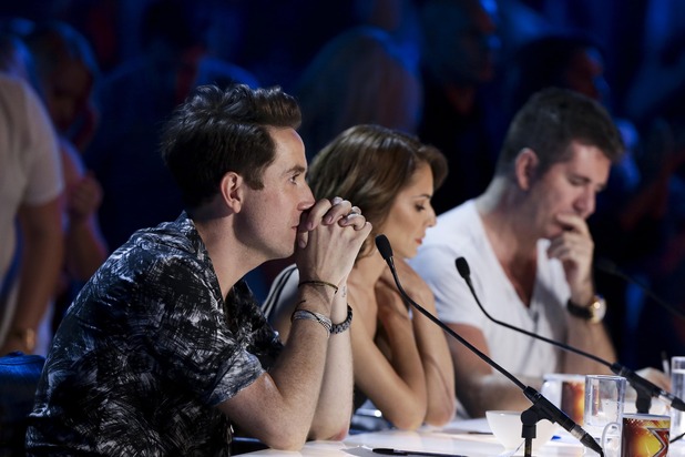 Josh Daniel performs for the judges on The X Factor