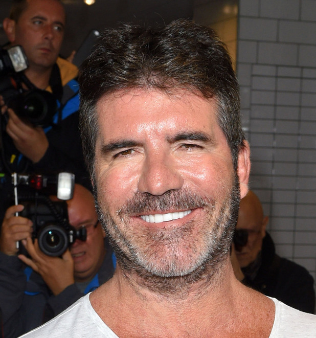 Simon Cowell attends the press launch of The X Factor