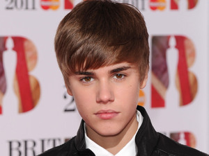 Justin Bieber at The Brit Awards, Press Room, O2 Arena, London, Britain - 15 Feb 2011