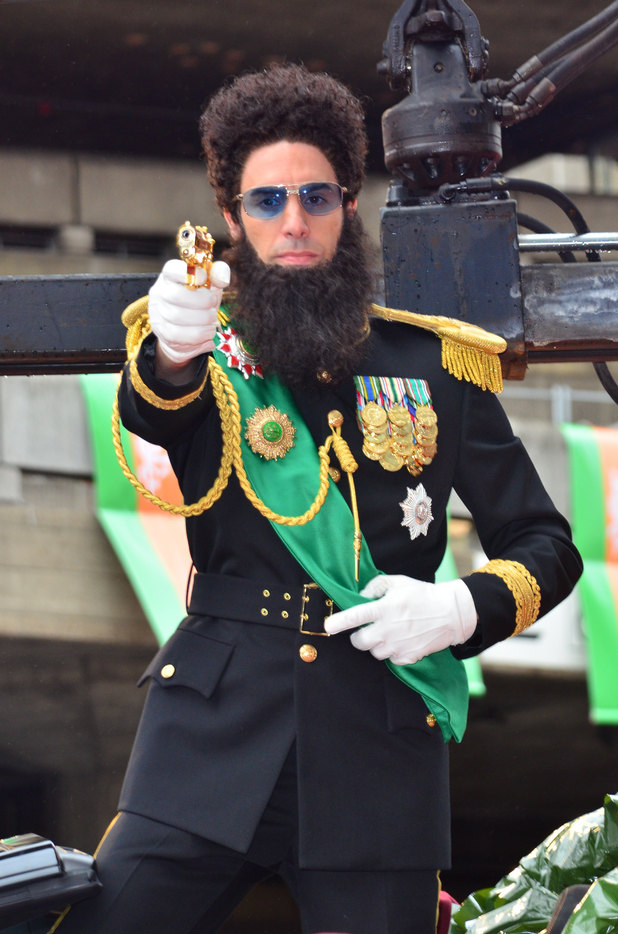 Sacha Baron Cohen aka Admiral General Aladeen - The Dictator World ...