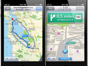 Apple WWDC 2012: Maps on the iPhone.