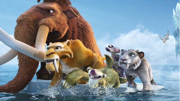 Sid, Manny, Diego and Ellie are on a 'Collision Course' in new Ice Age ...