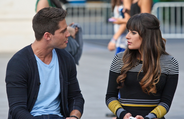 Lea Michele and Dean Geyer - Glee Season 4 on Location - Digital Spy