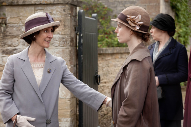 Christine Mackie as Mrs Bryant and Amy Nuttall as Ethel Parks - Downton ...