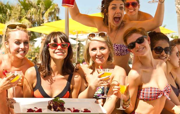 'Hollyoaks' cast in Ibiza