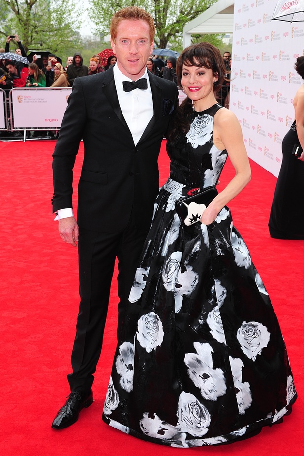 Damian Lewis and wife Helen McCrory - Baftas 2013: arrivals - Digital Spy