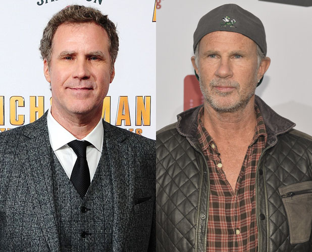 See Will Ferrell and Red Hot Chili Peppers drummer play Rolling Stones ...