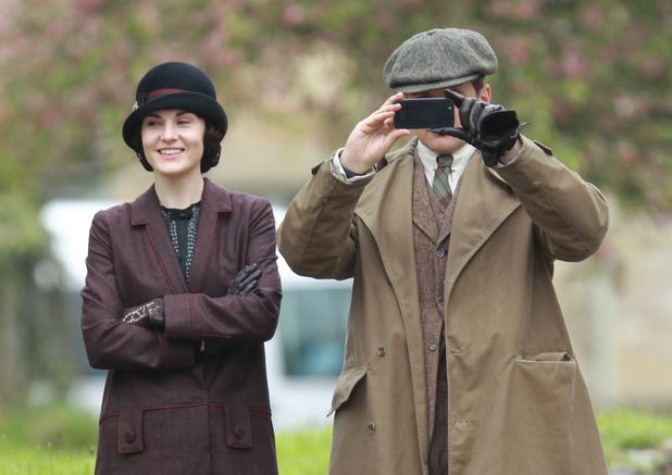 Downton Abbey first look: Michelle Dockery, Hugh Bonneville film series ...