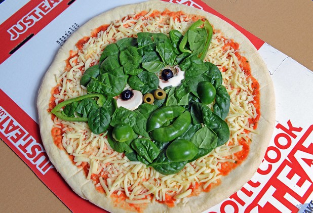 A Yoda themed pizza - Star Wars pizza Just Eat - Digital Spy