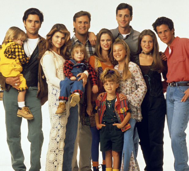 The cast of Full House in 1993